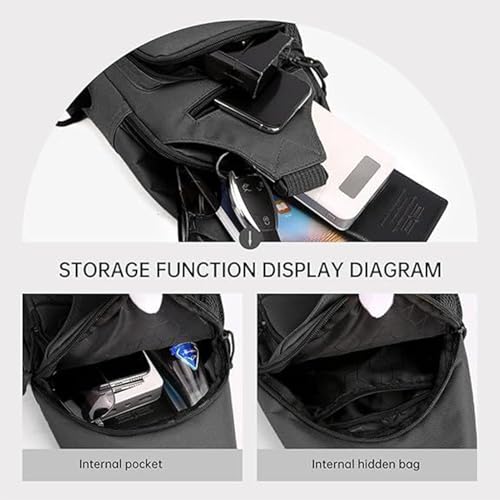 Bolsa de pecho resistente al desgaste para mantener tus pertenencias seguras en la montaña 7