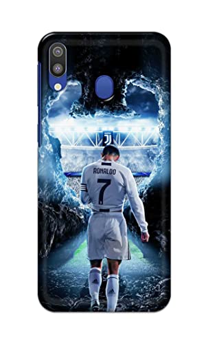 Image of Printed Hard Back Cover Case for Samsung Galaxy M20 Back Cover (Footbal Legend) -1302