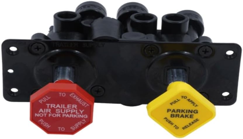 Mytee Products 2-Spool Heavy Duty Dash Valve - Air Brake Control Valve Replaces KN-20607, 8085430, Mack 5396KN20607, Wabco 9366400120, Haldex N4400EF, N4400K, N4400N, N4400S, Navistar ZZKN20607