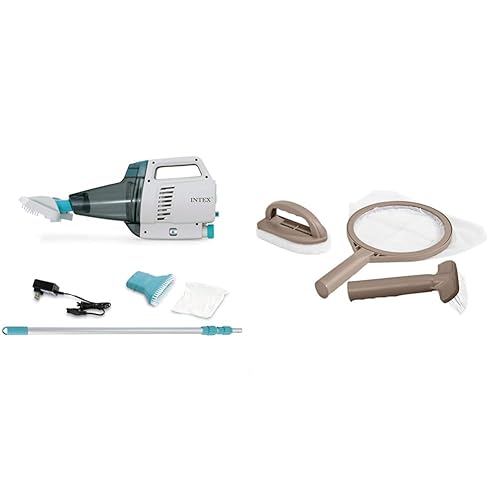 Intex Manual Pool Vacuum with Rechargeable Battery One Size &