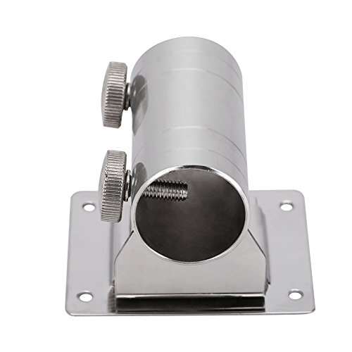 image for VGEBY Fishing Pole Holder, Fishing Box Umbrella Holder Base Stainless 