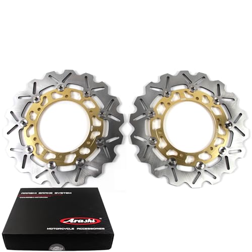 Disques de frein avant dorés haute performance pour Yamaha XV 1700 Warrior