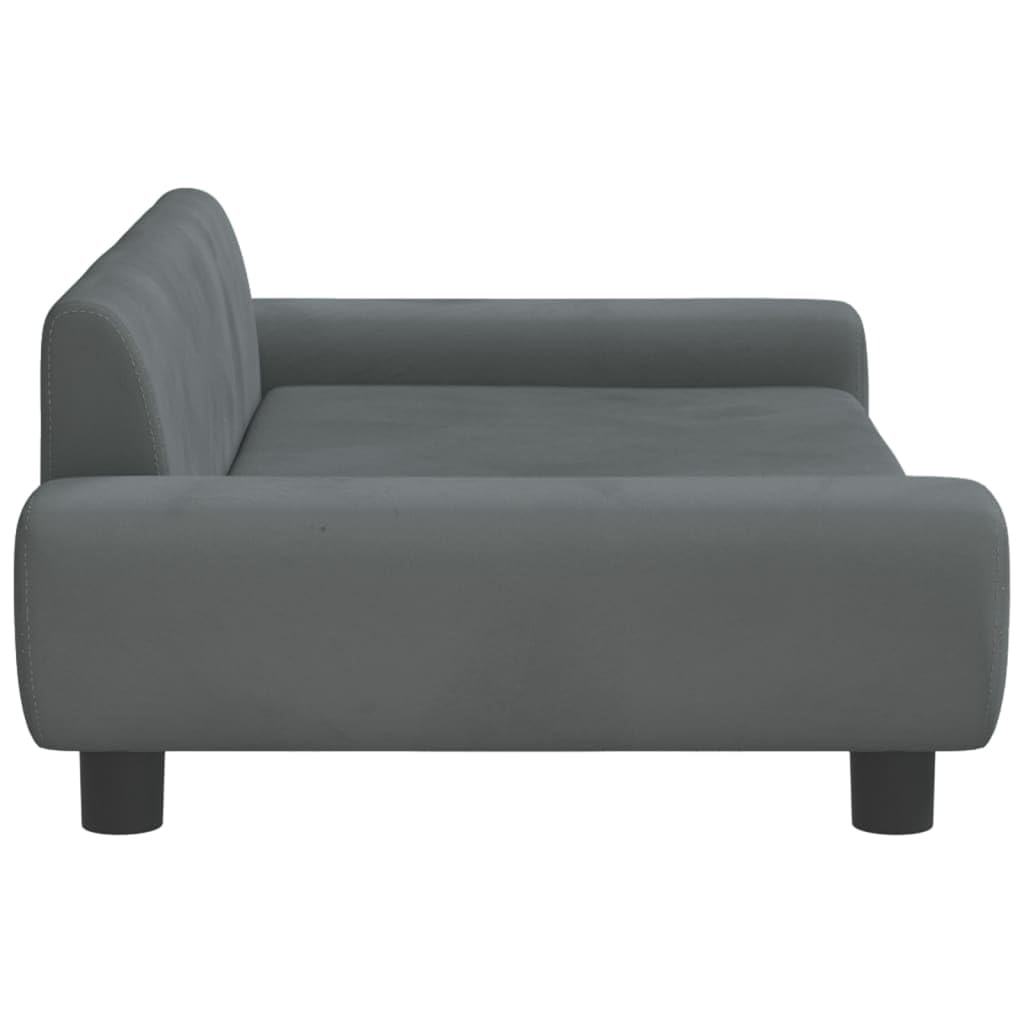 Canapé Pour Enfants,Sofa Pour Salon,Banquette Gris Clair 100x54x33 Cm Velours Cds75771 91137096