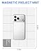 Magnetic Project Mat Showpin Magnetic Mat for Screws with Dry Erase Pen, Cleaning Cloth - Professional Magnetic Pad Preventing Small Screws from Getting Lost and Unorganized - 9.8x7.9 inches