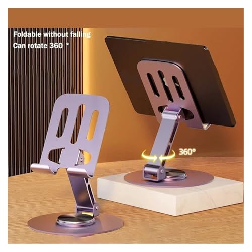 Support de téléphone bureau pliable et stable avec rotation à 360° - 2