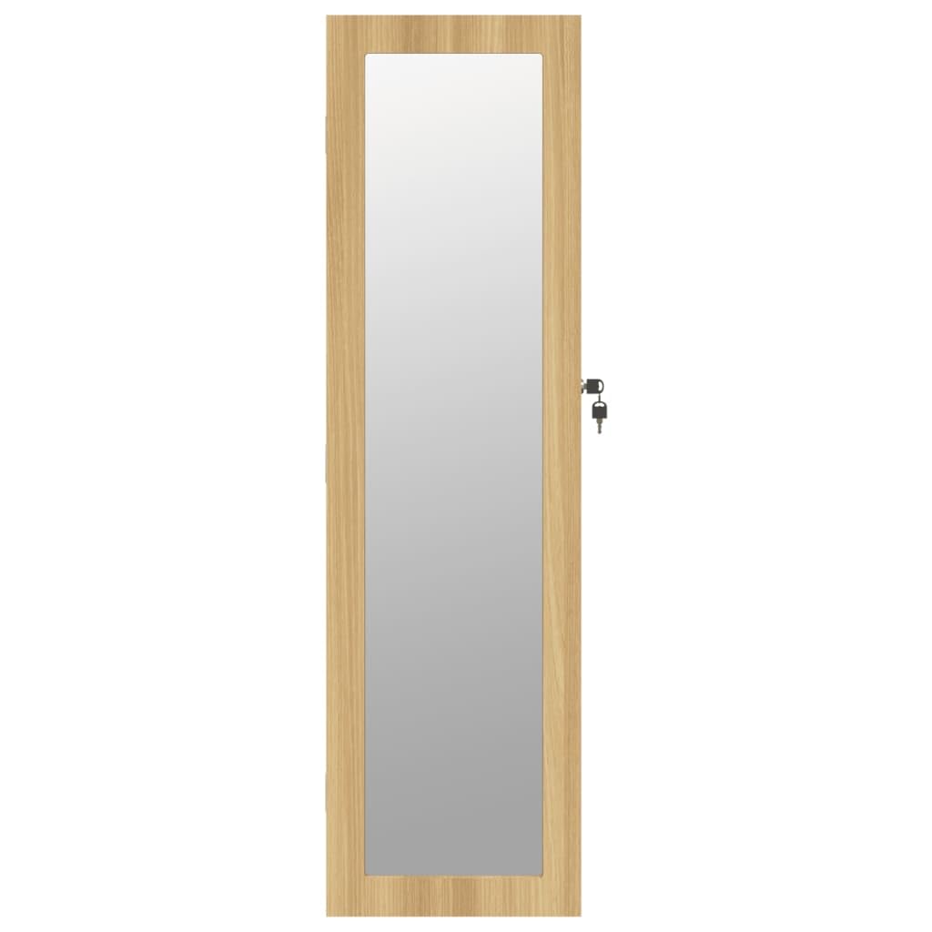 Artykuły domowe, szafka na biżuterię z lustrem montowana na ścianie 30 x 8,5 x 106 cm, meble garniturowe