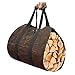 Hong Yi Fei-Shop Sacco di Legna da ardere Borsa da ardere per Legna da ardere all'aperto Trasporto Total Tote Bag Tote Bag BAGERE rastrelliera per Legna da ardere da Interno