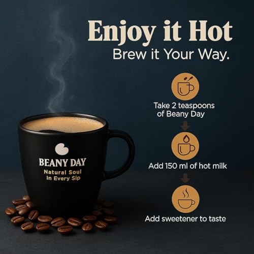 Image of Free Frother I Beany Day Premium Instant Coffee Pack of 3 x 50g | Classic Hazelnut Vanilla Flavors | 100% Pure Agglomerated Coffee | Rich Aroma Smooth Taste | Instant Coffee Combo Pack