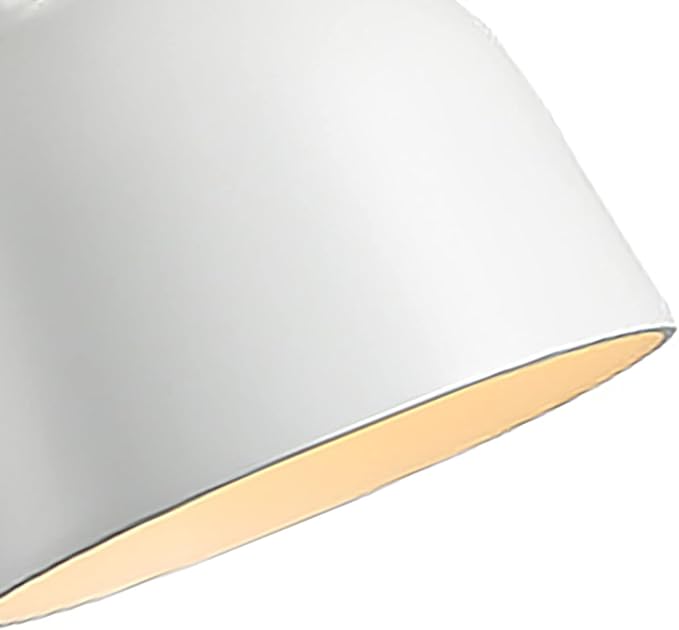 NSXBY Voor Trappen Gangpad, E27 Nordic Postmodern Eetkamer Hanglamp, Moderne Beknopte Wandklok Kroonluchter, Creativiteit Persoonlijkheid Lange Kroonluchter, Amerikaanse Stijl Slaapkamer Nachtkastje Lamp-Wit. 35 * 40cm photo 2