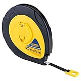 ALYCO 197330 - Cinta metrica en caja cerrada de fibra de vidrio marcada en ambos lados de 12,5 mm x 30 m