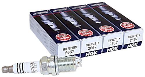 NGK Iridium IX Spark Plug BKR7EIX (pacote com 4) para Honda CIVIC LX 2010-2011 1.8L/1799cc