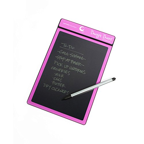 Boogie Board E-Writer Paperless Memo Pad, 8.5" Pink Includes Neoprene Sleeve - Thumbnail 2