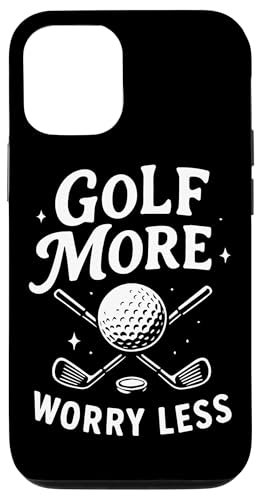 Golf More Worry Less �S���t���D�� �y�����f�U�C�� �X�}�z�P�[�X iPhone 12/12 Pro �p