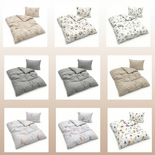 Kinderbettdecke ohne Bezug Baumwolle Set Baby Kinderdecke Kissen – Ansicht 2