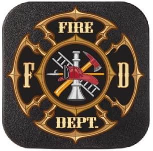 Enchufe de enganche de tubo receptor de goma cruzado de bombero. Cubierta de enganche para remolque de camión, se adapta a receptores de 2 pulgadas.