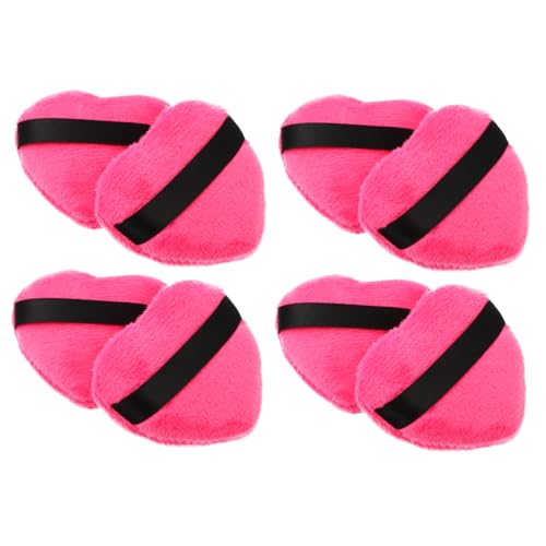 LIFKOME Makeup Pads Cotton Rounds 8pcs Face Powder Puff Set with Gentle Feeling Ideal for All Skin
