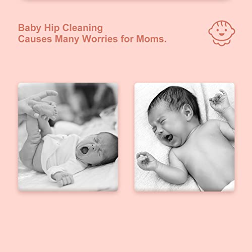 Image of Infant Bath Tub, Portable Foldable Clean Rinse Bather with Easy Clean Design and Support for Newborn Babies and C Section Moms Mint Green 1 Pack