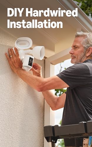Image of Ring Floodlight Cam Wired Pro, Home or business security, Retinal 2K Video, Color Night Vision and Two-Way Talk with Audio+, Graphite