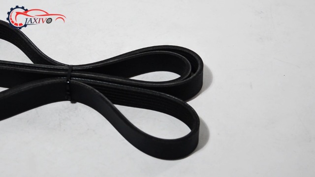Image of K060667 Serpentine Belt V-Ribbed Drive Belt for 14-18 328d xDrive 2.0L,14-18 X5 xDrive 35d 3.0L,11-12 Mustang GT 5.0L,13-18 Santa Fe 3.3L,03-08 Tiburon 2.7L Replace 6PK1696
