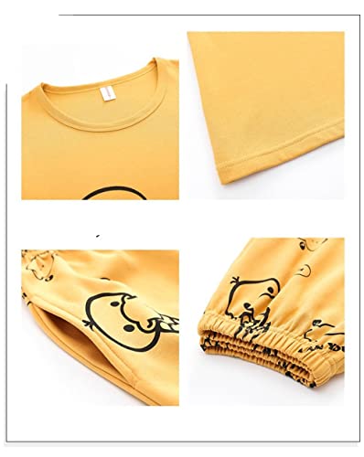 Pyjama d'automne femme pull à manches longues isolant dessin animé