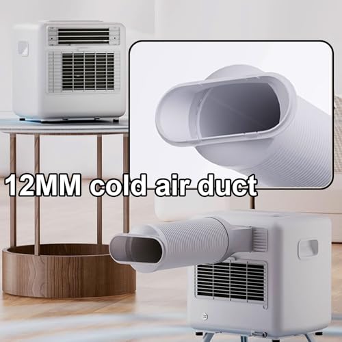 Aire Acondicionado portátil de 14000 BTU: eficiencia energética, Control táctil, Ideal para climatizar el hogar y la Oficina, diseño Estilo avión.