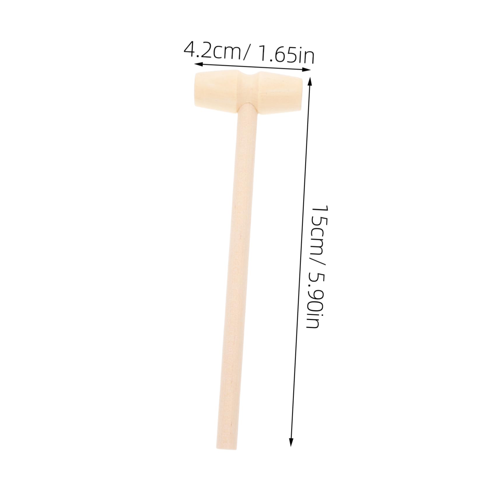 Milisten Mini Beat Toy for Infants 10pcs Wooden Hammer Mallets Boys and Girls Building Toys for Boys Girls