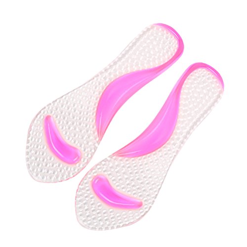 Palmilhas de gel de salto alto HEALLILY com suporte de arco de 3/4 de comprimento para sapatos, palm