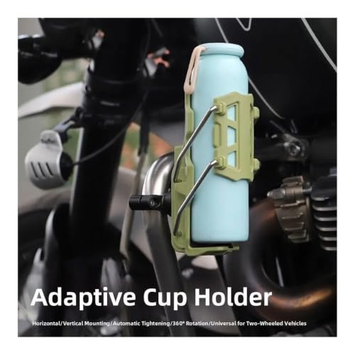 Support de bouteille d'eau noir réglable vélo et moto roadtrip