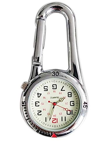 amyto clip on outdoor quartz watches carabiner watches come with extra battery