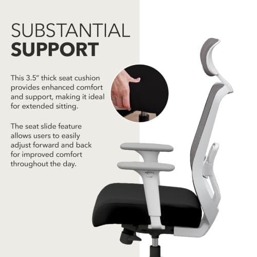 Image of HON Altern Ergonomic Office Chair, Office Desk Computer Chair, Black