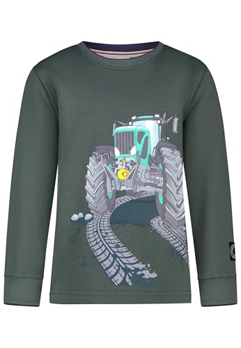 Sweatshirt garçon tracteur en coton doux qui ne pique pas la peau