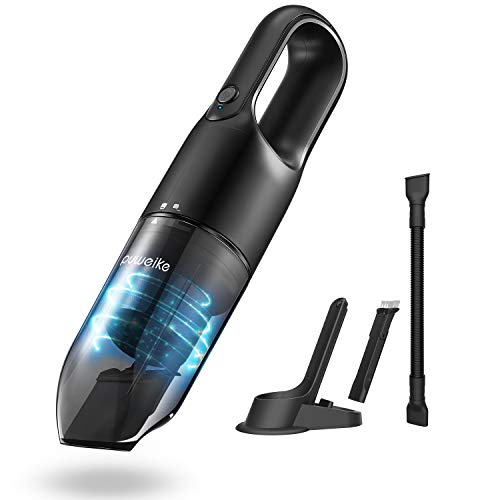 Handheld Vacuum, 1.2LB Ultra Lightweight Hand Held Vacuum, Rechargeable with 6KPa Powerful Suction Car Vacuum Cleaner for Home and Car