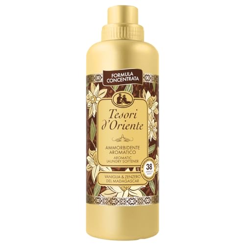 Tesori d'Oriente - Ammorbidente concentrato alla vaniglia e zenzero per 38 lavaggi 760 ml NUOVO