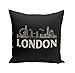 Fabulous Coussin 40x40 cm London Minimalist Londres Voyage Angleterre