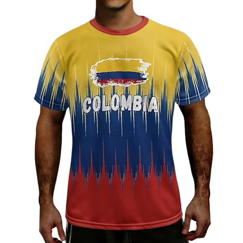 Camiseta de fútbol para hombre, manga corta, cuello redondo, camiseta de entrenamiento, transpirable, malla de verano, ligera de secado rápido, camiseta de equipo absorbente del sudor