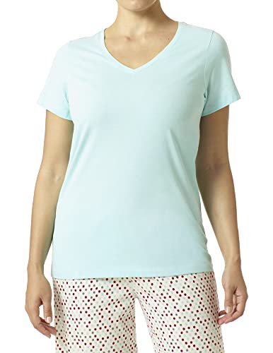Image of HUE Women's 3 /4 Sleeve V-Neck Sleep Tee