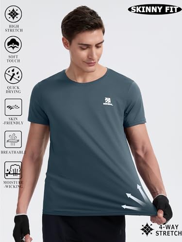 Mens Cationic Moisture Wicking T-Shirts for Outdoor Sports Workout Hiking Camping Running Pickleball Tennis3