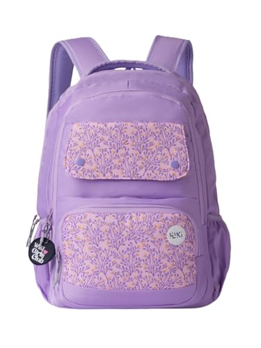 Image of Wildcraft Wiki 28 Backpack For Boys & Girls | 18 Inch- 28 Ltr and Two Compartments with Padded Shoulders, Bottle Holder, Key Chain | Best for Books,Stationery,Lunch Box & Essentials