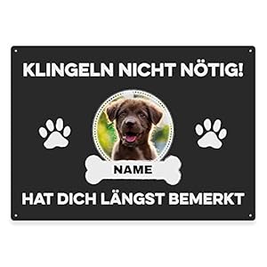 Pfotenschild PS-6001 Türschild Hund Klingelhinweis