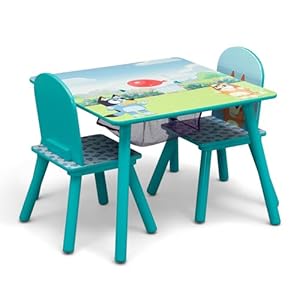 Deltachildrenblueykidstableandchairsetwithstorage2chairsincludedgreenguardgoldcertifiedidealforartscraftssnacktimehomeschoolinghomeworkmoreblue Urban Country Home Decor Delta children bluey kids table and chair set with storage 2 chairs included greenguard gold certified ideal for arts crafts snack time homeschooling homework more blue urban country home decor