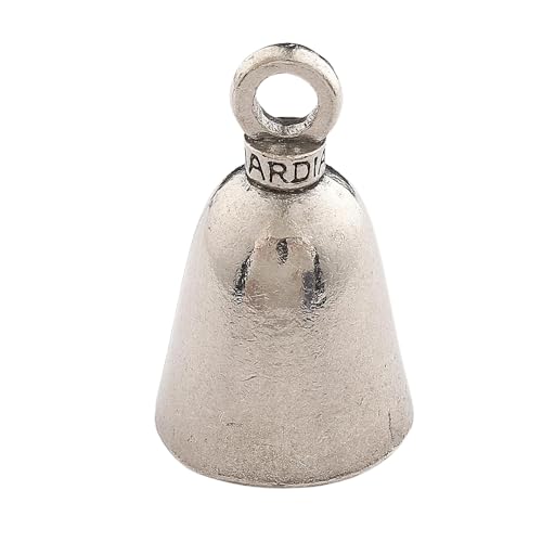 Image of Guardian Bell Good Luck Bell w /Keyring & Black Velvet Gift Bag | Motorcycle Bell | Lead-Free Pewter | Made in USA