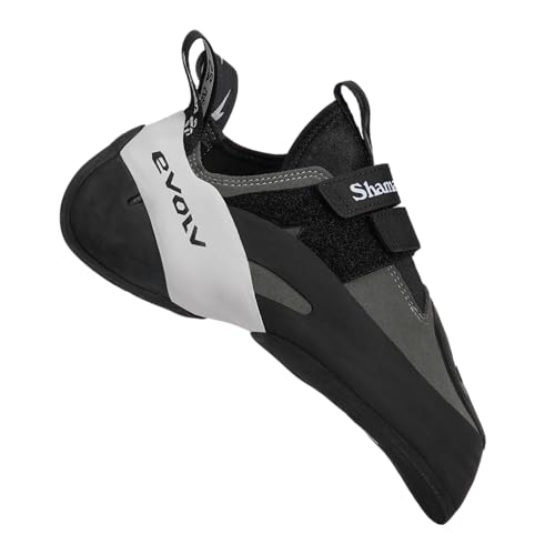 EVOLV Shaman 2S Medium Volume Rock Climbing Shoe for Sport Bouldering & Indoor Climbing - Elegance/White - EU Size: 44 - US Size: 10.5 Mens / 11.5 Womens