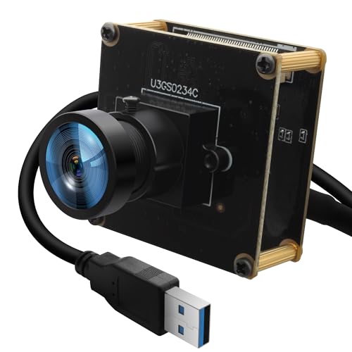 Image of Global Shutter USB Camera Module, 120fps 1200P, Golf Swing Caputre | 120 Degree Wide Angle Lens, USB 3.0 /USB2.0, Plug and Play, for Motion Capture, Compatible with Raspberry Pi Linux Mac Windows