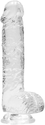 Shots - RealRock 6´´ / 15 cm Realistic Dildo With Balls - Transparent 175 ml