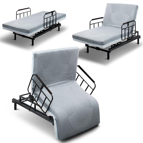 Adjustable Electric Bed Mattress for Seniors,Electric Hospital Beds with Wired