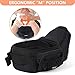HKAI Baby Hip Carrier,Baby Carrier with Adjustable Waistband & Breathable Mesh, Ergonomic Carrier with Non-Slip Hip Seat Surface for Newborns & Toddlers (Black)