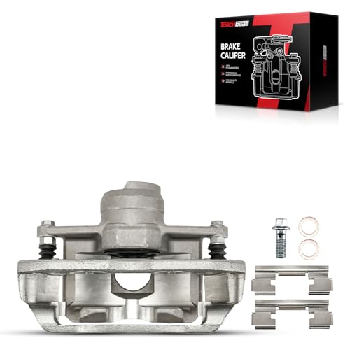 Image of Torchbeam Front Brake Caliper Left for Ford Focus 2008-2011, Front Left Caliper Replace # 18B5068 Disc Brake Caliper Assembly with Bracket