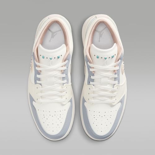 Air Jordan 1 Low Women's Shoes (Sail/Off Noir/Light Smoke Grey/Soft Pearl)4