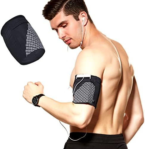 Bracelet De Sport Pour Téléphone - Course à Pied, Jogging - Noir - Nylon/Neoprene