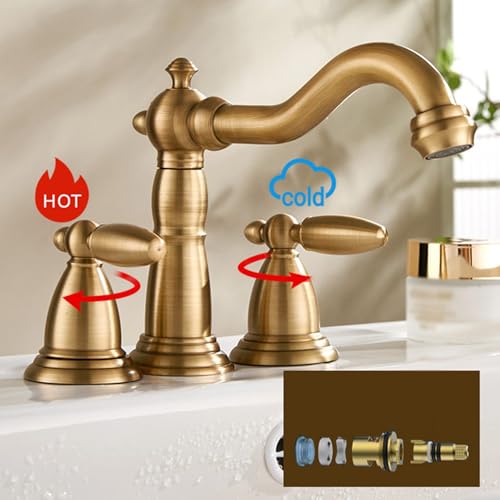 Mitigeur de lavabo à double levier mélangeur rotatif 360
